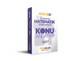 2023 ÖABT İlköğretim Matematik Öğretmenliği Konu Anlatımı Yediiklim Yayınları