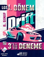 8. Sınıf LGS 1. Dönem Drift 3 lü Deneme Son Viraj Yayınları