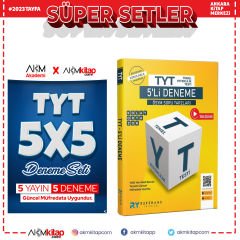 Referans ve AKM Kitap TYT 5 li Deneme Seti 2 Kitap