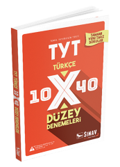 TYT Türkçe 10x40 Düzey Denemeleri Sınav Yayınları