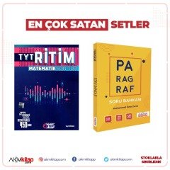 Ankara Kitap Merkezi Paragraf ve Bilgi Sarmal TYT Ritim Matematik Soru Bankası 2 Kitap Set