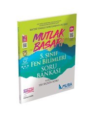 5. Sınıf Fen Bilimleri Mutlak Başarı Soru Bankası Muba Yayınları