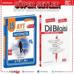 Apotemi AYT Matematik Deneme ve AKM Dil Bilgisi Soru Bankası Seti 2 Kitap