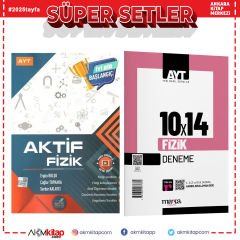 Aktif Öğrenme AYT Fizik 0 dan Başlayanlara ve Marka Deneme Seti 2 Kitap