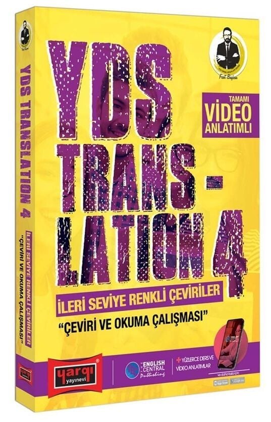 YDS Translation 4 İleri Seviye Renkli Çeviriler Yargı Yayınları