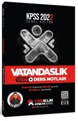2022 KPSS Genel Kültür Atölye Serisi Vatandaşlık Video Ders Notları Yediiklim Yayınları