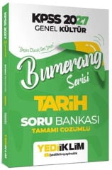 2027 KPSS Genel Kültür Tarih Bumerang Soru Bankası Yediiklim