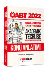 2022 ÖABT Akademik Tecrübe Okul Öncesi Öğretmenliği Konu Anlatımı Yediiklim Yayınları