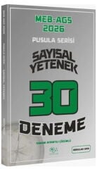 2026 MEB AGS Sayısal Yetenek 30 Deneme Çözümlü Pusula Serisi CBA Yayınları
