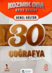 KPSS Kozmik Oda Coğrafya 30 Deneme Akademi Denizi