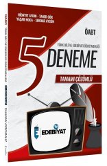 ÖABT Türk Dili Edebiyatı 5 Deneme Çözümlü Hidayet Aydın Edebiyat TV Yayınları