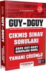 2026 GUY DGUY Gelir Uzman Yardımcılığı Çıkmış Sınav Soruları Yönerge Yayınları
