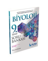 9. Sınıf Biyoloji Soru Bankası Muba Yayınları