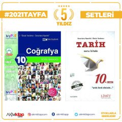 10.Sınıf Birey Yayınları Coğrafya ve Limit Yayınları Tarih Soru Bankası Seti 2 Kitap