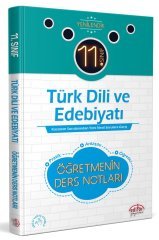 11.Sınıf Türk Dili ve Edebiyatı Öğretmenin Ders Notları Editör Yayınları