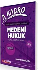 Medeni Hukuk Konu Anlatım Kitabı A Kadro Yayınları