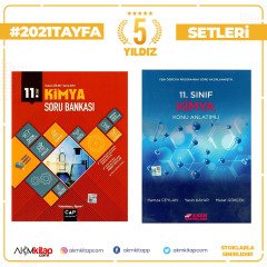 11.Sınıf Çap Yayınları Kimya Soru Bankası ve Esen Yayınları Kimya Konu Anlatım Seti 2 Kitap