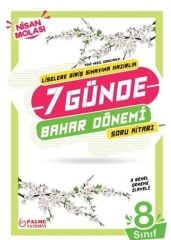 8. Sınıf LGS 7 Günde Bahar Dönemi Soru Kitabı Palme Yayınları