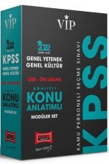 2022 VİP KPSS GY GK Lise Ön Lisans Analizli Konu Anlatımlı Modüler Set Yargı Yayınları