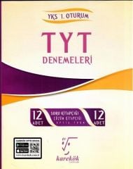 TYT Denemeleri 12 Adet Karekök Yayınları