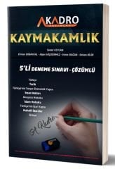 Kaymakamlık Tamamı Çözümlü 5 Deneme A Kadro Yayınları