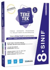 8. Sınıf LGS 1. Dönem Teke Tek Pruva Akademi