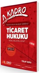 KPSS A Grubu Ticaret Hukuku Konu Anlatımlı A Kadro Yayınları