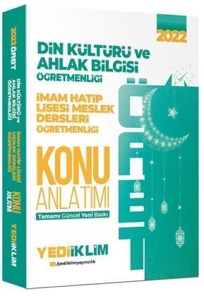 2022 ÖABT Din Kültürü ve Ahlak Bilgisi İmam Hatip Lisesi Meslek Dersleri Öğretmenliği Konu Anlatımı Yediiklim Yayınları