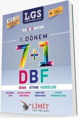 8. Sınıf LGS 1. Dönem Kronometre 7 + 1 DBF Limit Yayınları