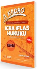 KPSS A Grubu İcra İflas Hukuku Konu Anlatımlı A Kadro Yayınları