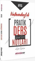 KPSS Vatandaşlık Pratik Ders Notları Aklımdavar Yayıncılık