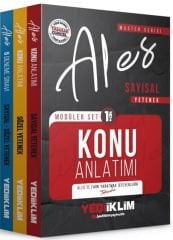 2026 Master Serisi ALES Sayısal Sözel Yetenek Modüler Set ve 5 Deneme Yediiklim Yayınları