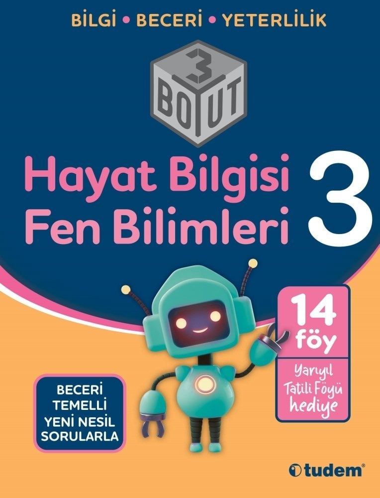 3.Sınıf Hayat Bilgisi Fen Bilimleri 3 Boyut Konu Anlatım Föyü Tudem Yayınları