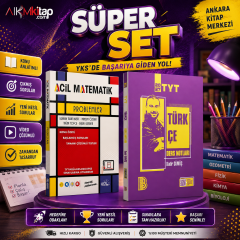Benim Hocam TYT Türkçe Video Ders Notları ve Acil Problemler Soru Bankası 2 Kitap Set
