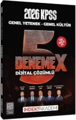 2026 KPSS Genel Yetenek Genel Kültür 5 DenemeX Çözümlü İndeks Akademi