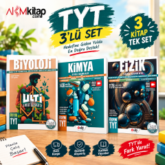 Ulti Yayınları TYT Fizik Kimya ve Biyoloji Ulti Serisi Soru Bankası Seti 3 Kitap