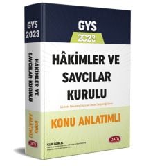 2023 GYS Hakimler Savcılar Kurulu Konu Anlatım Data Yayınları