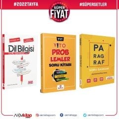 Ankara Kitap Merkezi Dil Bilgisi Paragraf ve Kurul Vito Problemler Soru Bankası Seti 3 Kitap