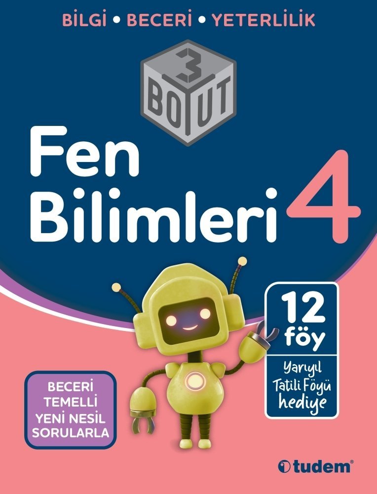 4. Sınıf Fen Bilimleri 3 Boyut Konu Anlatım Föyü Tudem Yayınları
