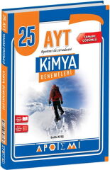 AYT Kimya 25 li Denemeleri Apotemi Yayınları