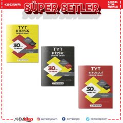 Veri Yayınları TYT Fizik Kimya ve Biyoloji Deneme Seti 3 Kitap