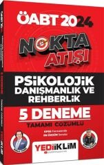 2024 ÖABT Nokta Atışı Psikolojik Danışmanlık ve Rehberlik Tamamı Çözümlü 5 Deneme Yediiklim Yayınları