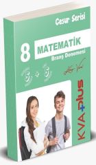 8. Sınıf Matematik Cesur Serisi 10 Deneme KVA Yayınları