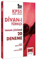 2021 KPSS GY Divanı Türkçe Tamamı Çözümlü 20 Deneme Yargı Yayınları