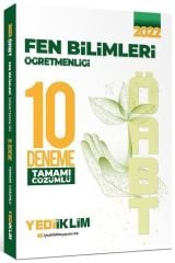 2022 ÖABT Fen Bilimleri Öğretmenliği 10 Deneme Yediiklim Yayınları
