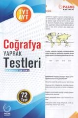 TYT AYT Coğrafya Yaprak Test Palme Yayınları