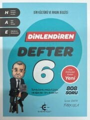 6. Sınıf Din Kültürü ve Ahlak Bilgisi Dinlendiren Konu Anlatımlı Defter Eker Test