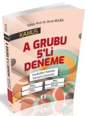 2021 KPSS A Grubu KAMUS 5 Deneme Çözümlü Duran Bülbül DB Yayıncılık