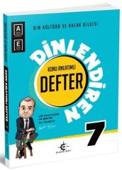 7. Sınıf Din Kültürü ve Ahlak Bilgisi Dinlendiren Konu Anlatımlı Defter Eker Test