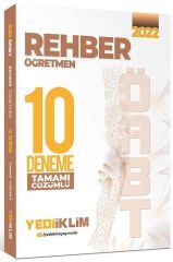 2022 ÖABT Rehber Öğretmenliği 10 Deneme Yediiklim Yayınları